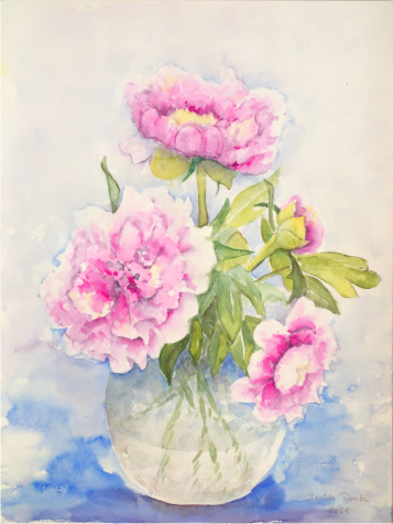 Pfingstrosen in der Vase