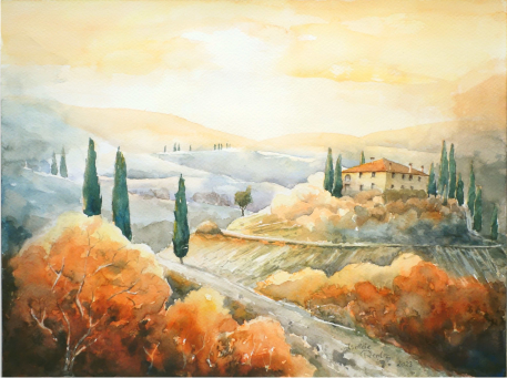 Toskana im Herbst