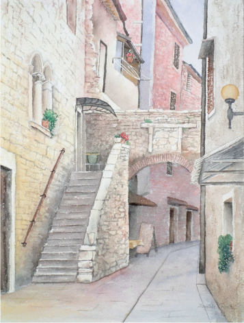 Umag – Gasse in der Altstadt